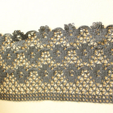 Black Embroidery Crochet (Cotton) One Yard Lace Trims, Indian Laces, Indian Trims